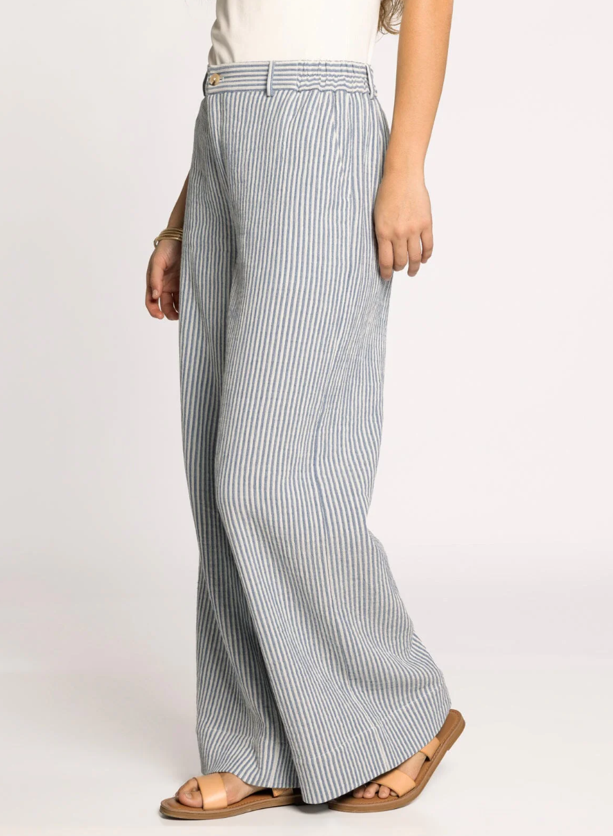 pinstripe cotton trouser