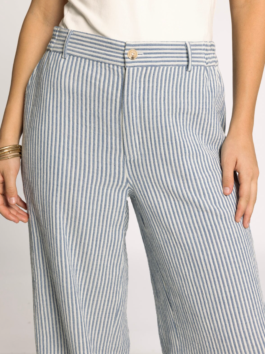 pinstripe cotton trouser