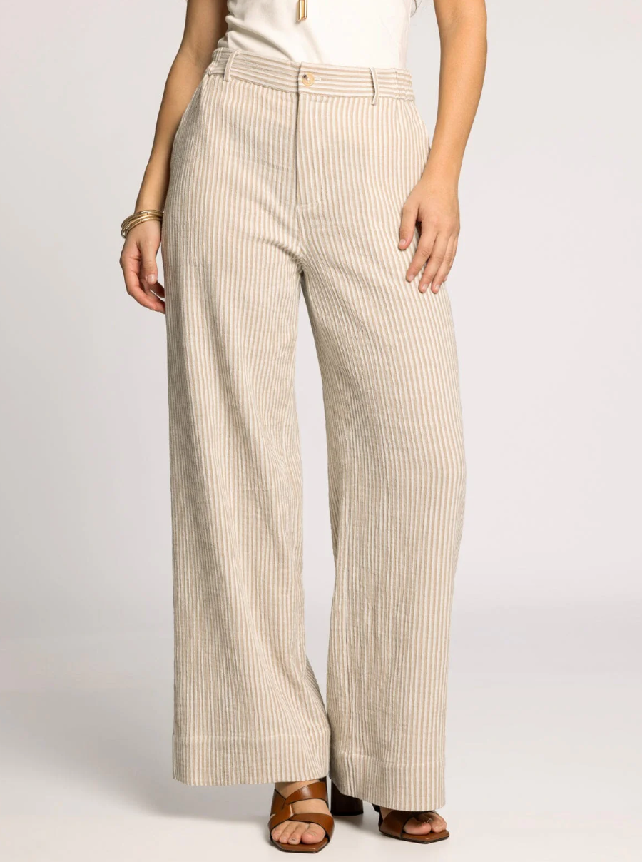 pinstripe cotton trouser