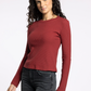 long sleeve red shirt