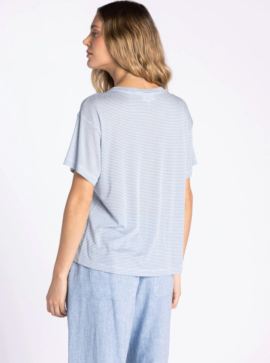 Thread & Supply : Opalite Tee in Blue