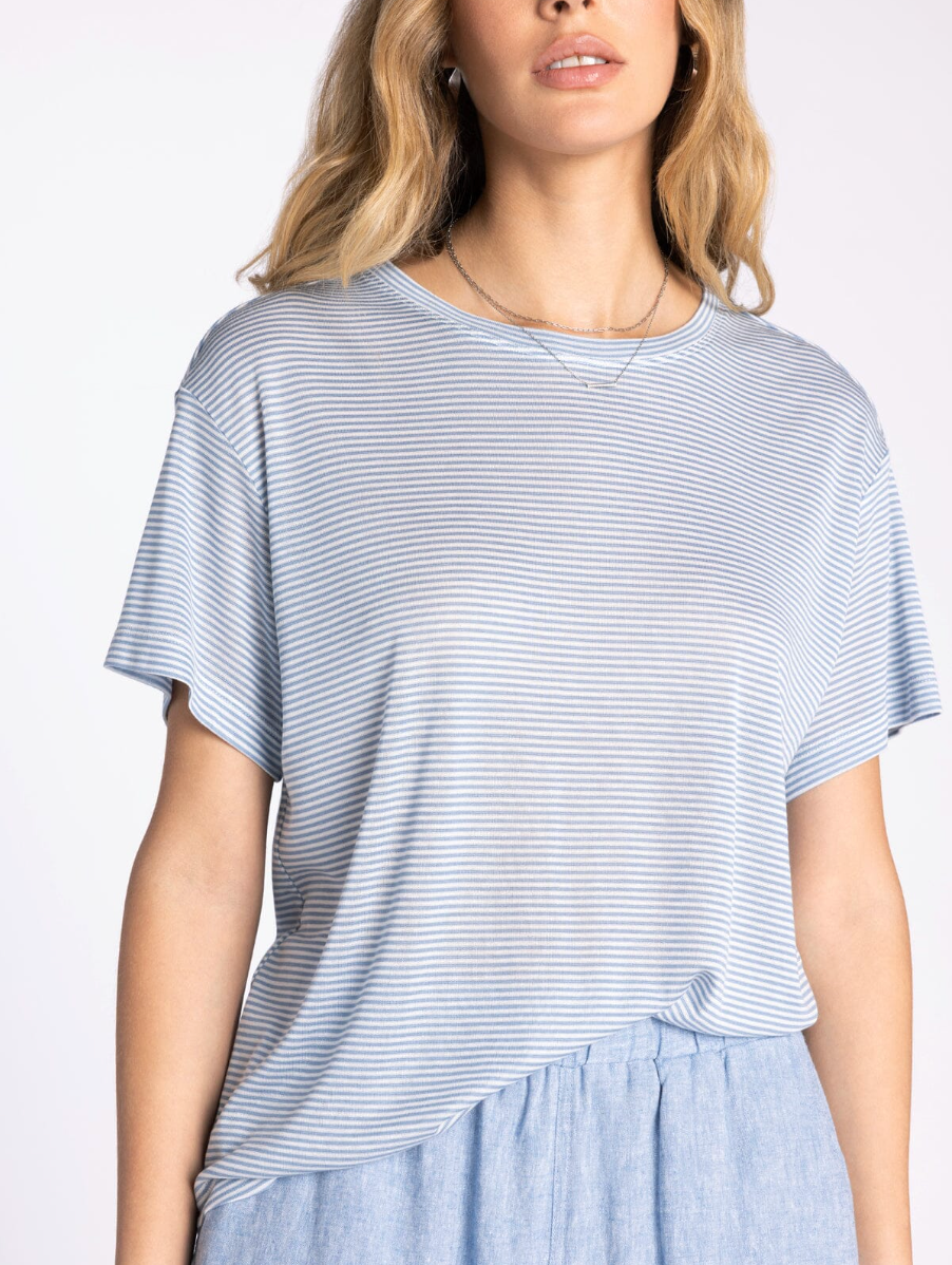 Thread & Supply : Opalite Tee in Blue