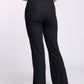 black flare legging pants