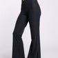black flare legging pants