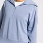 light blue 1/ zip athletic top
