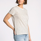 black stripe tee