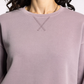 purple fleece crewneck sweatshirt