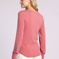 pink long sleeve top