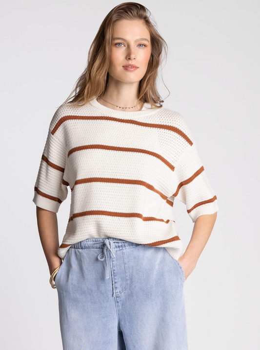 Thread & Supply: Viola Sweater in Brown