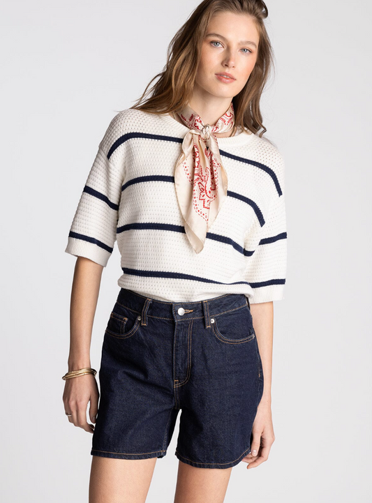Thread & Supply: Viola Sweater in Navy