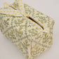 Floral Lattice Buttercream Toiletry Bag : Small