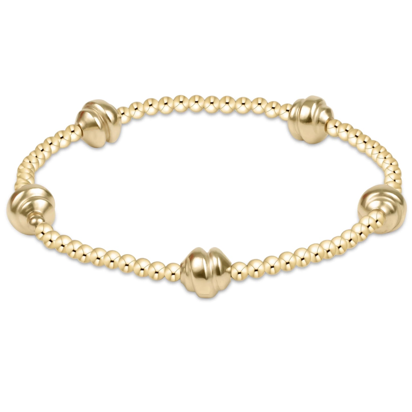 E Newton: Admire Small Gold 2.5mm Bracelet