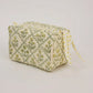 Floral Lattice Buttercream Toiletry Bag : Small