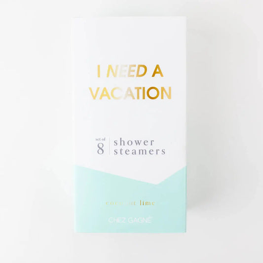 Shower Steamers: I Need a Vacation