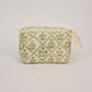Floral Lattice Buttercream Toiletry Bag : Small