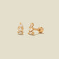 Triple Baguette Stud Earring *live in*