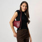 Cindy Shoulder Bag in Burgundy