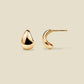 gold drop studs