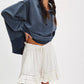 Free People: Camden Henley in Navy