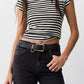 Free People: Brooklyn Belt in Black