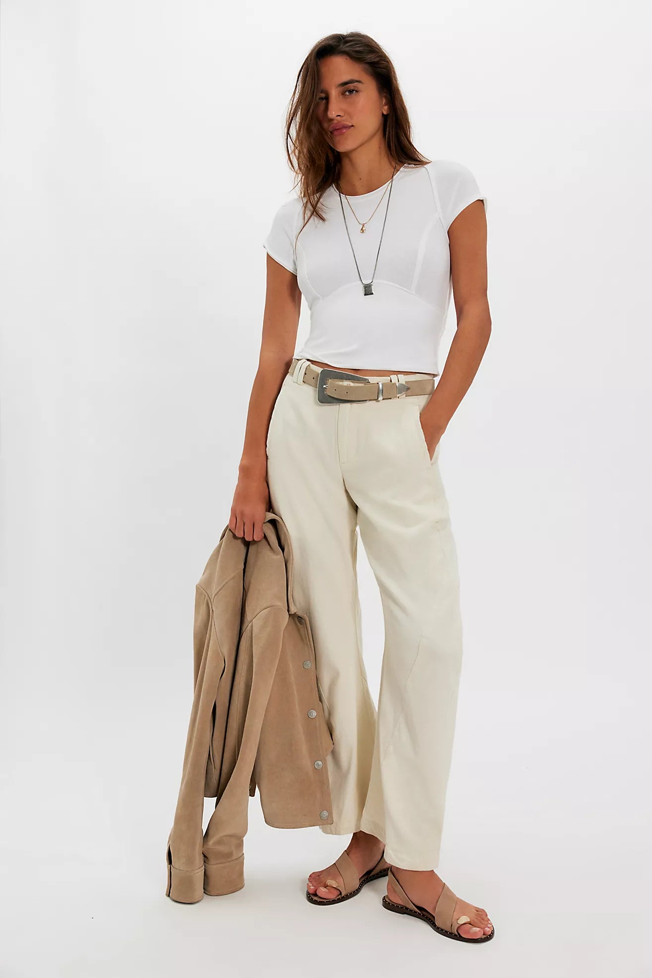 Free People: Protagonist Tee in White