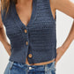 Free People : Ava Vest in Vintage Indigo
