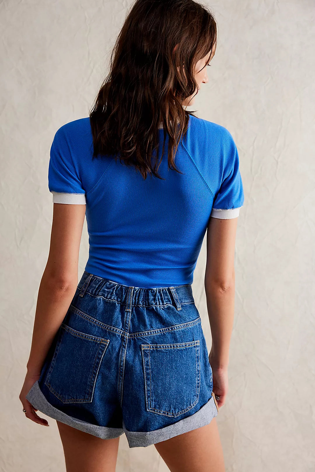 Free People: Danni High Rise Short in Stargaze