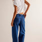 Free People: Palmer Cuff Jeans in Tunnel Vision