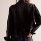 Free People: Rumors Denim Jacket in Black