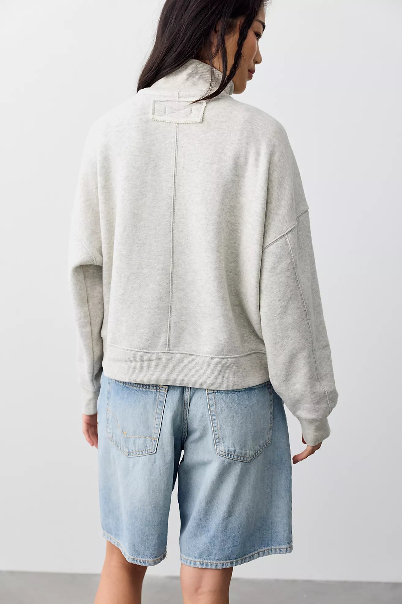 Free People: Timeless Pullover in Heather Grey