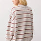 Free People: Palm Springs Pullover in Washed Blue Stripe