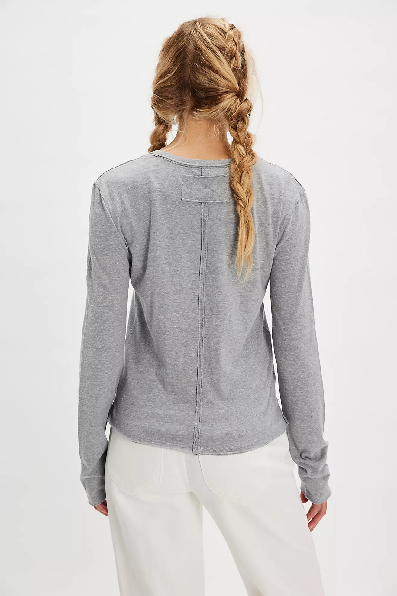 Free People: Nova Tee in Greyhound