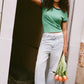 Free People: Deep Trance Boyfriend Jean in Bleached Out