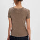 Free People: Atlas Crew Tee in Dutch Cocoa