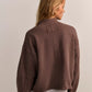 Free People: Celeste 1/4 Zip in Mochachinno