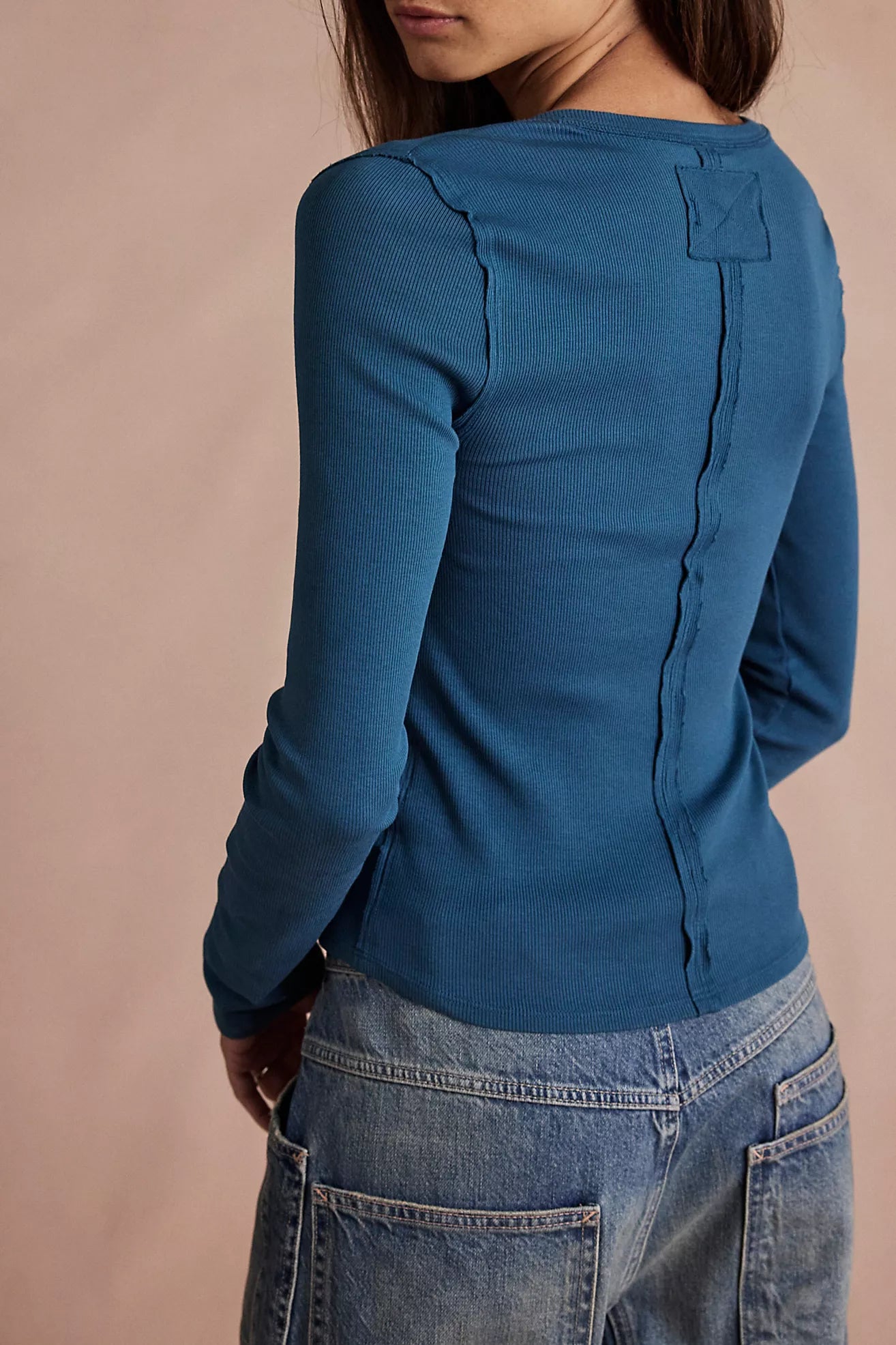 Free People: Neria Long Sleeve in Still Sea