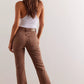 Free People: Xena Slim Straight in Chocolate Mousse