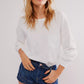 Free People: Fade Into You Tee in Ivory