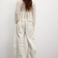Free People : Barrel Jeans in Milk