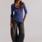 Free People: Jamie Henley in Navy Academy