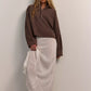 Free People: Celeste 1/4 Zip in Mochachinno