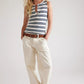 Free People: Jamie Henley Tank in White Combo
