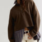 Free People: Celeste 1/4 Zip in Teak