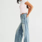 Free People: Palmer Cuff Jeans in Lala Land
