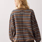 Free People: Palm Springs Pullover in Army Stripe