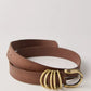 Free People: Rori Belt in Cognac Leather