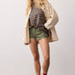 Free People: Palm Springs Pullover in Army Stripe
