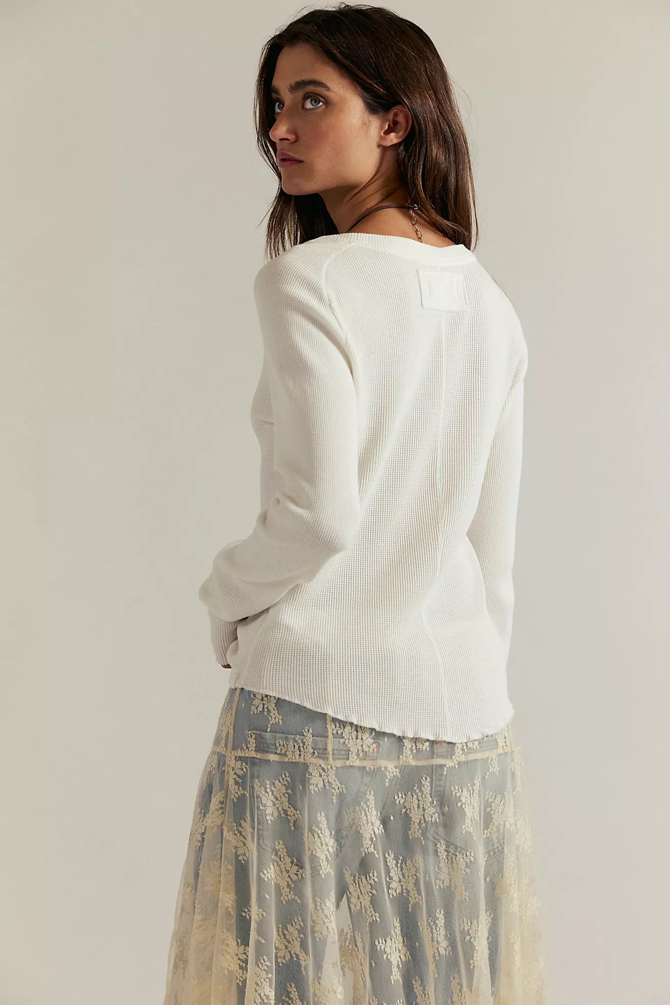 Free People: Easy Does It Tee in White