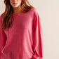 Free People: Soul Song Tee in Dragon Fruit