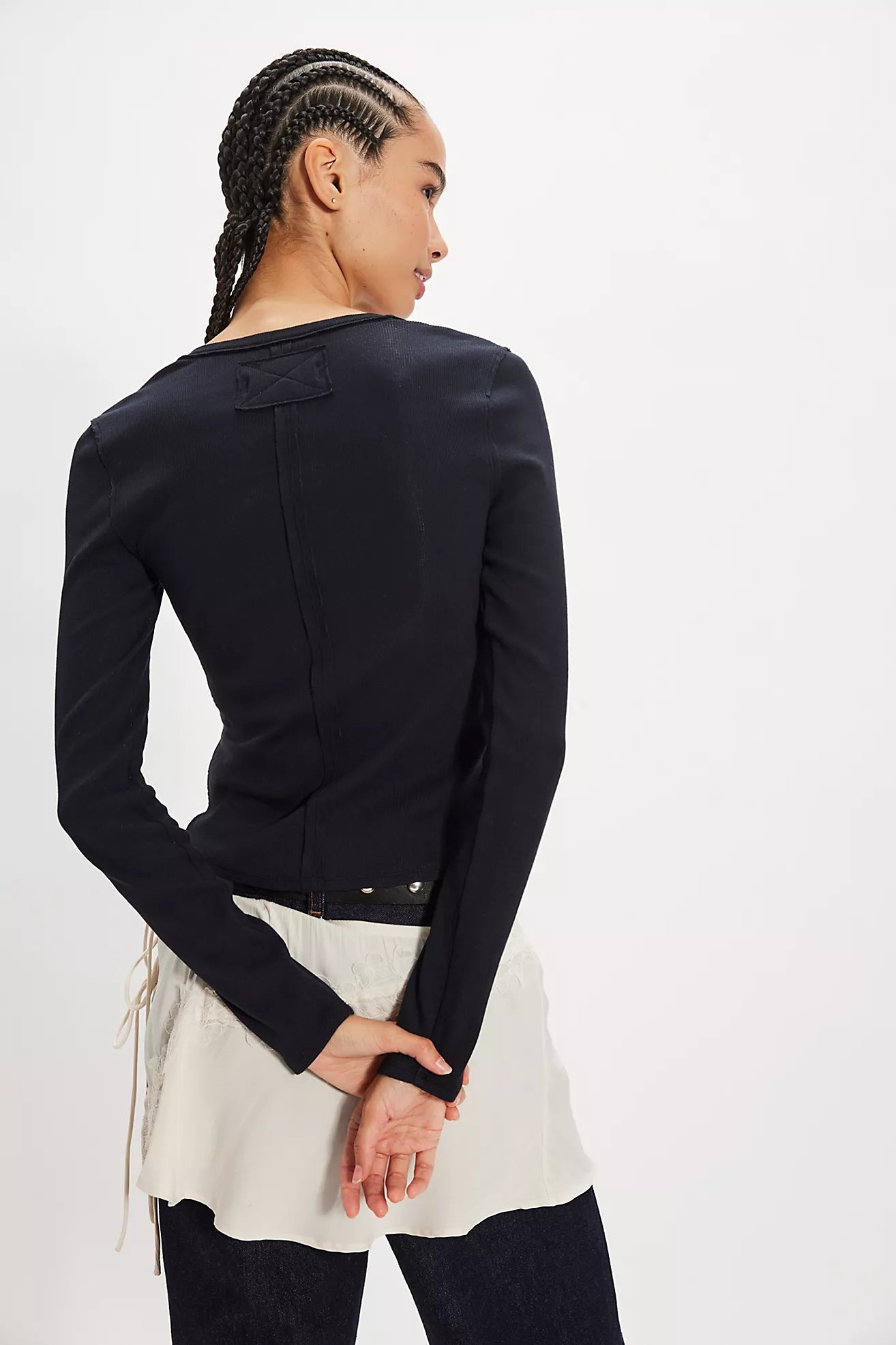 Free People : Neria Long Sleeve in Black